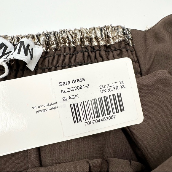 Amylynn Sara Strapless Brocade Ruffle Mini Dress - Picture 14 of 16